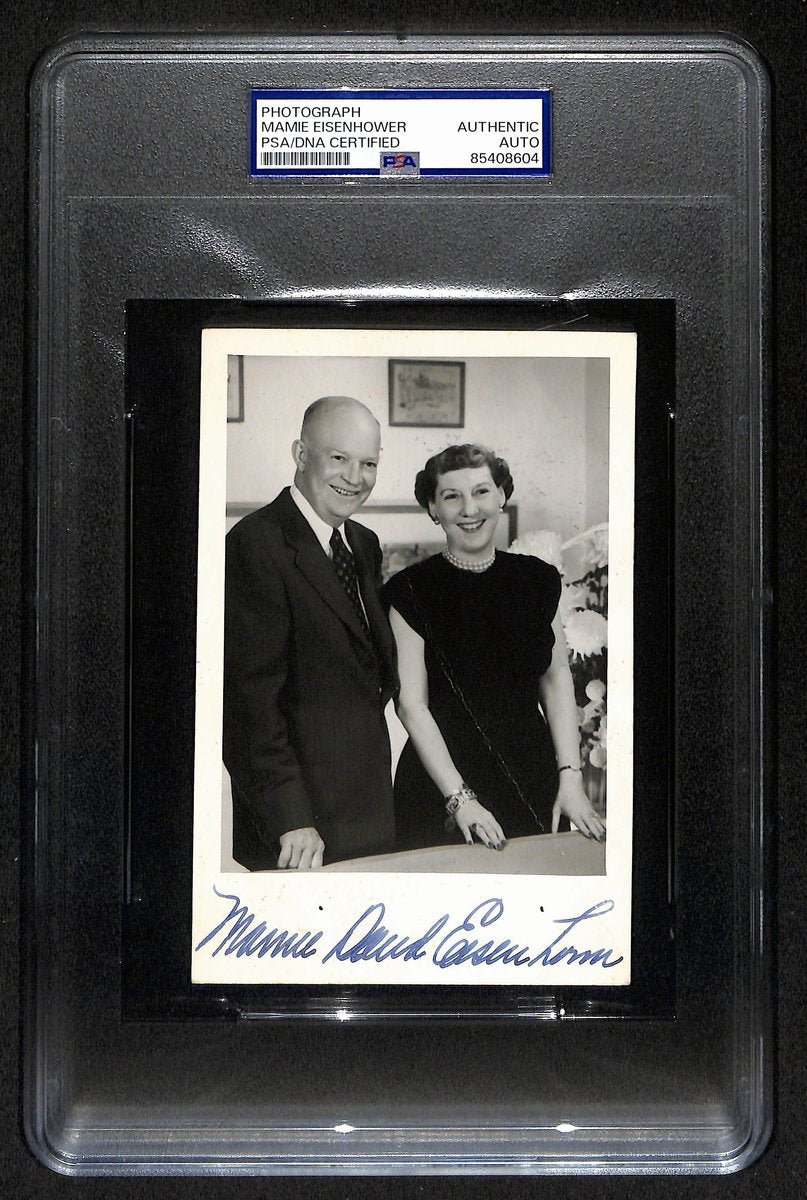 Mamie Eisenhower Signed/Autographed 4x6 B/W Photo PSA/DNA 194213