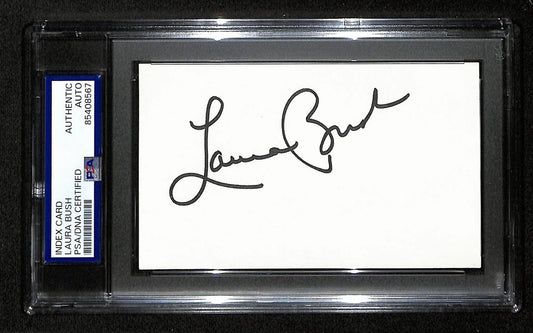 Laura Bush Signed/Autographed 3x5 Index Card 1st Lady PSA/DNA 194206