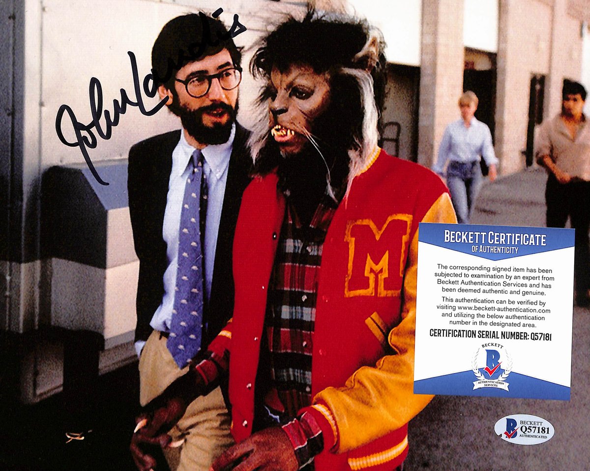 John Landis Signed/Autographed 8x10 Photo Actor "Teen Wolf" Beckett 193755