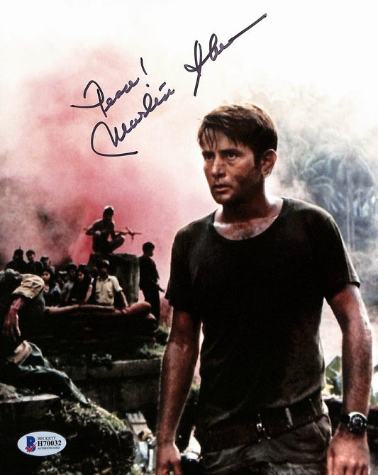 Martin Sheen Signed/Inscribed 8x10 Photo Actor "Apacalypse Now " Beckett 193763