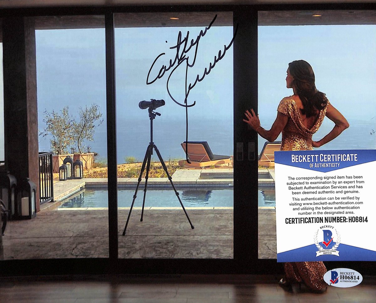 Caitlyn Jenner Signed/Autographed 8x10 Photo American Decathlete Beckett 193764