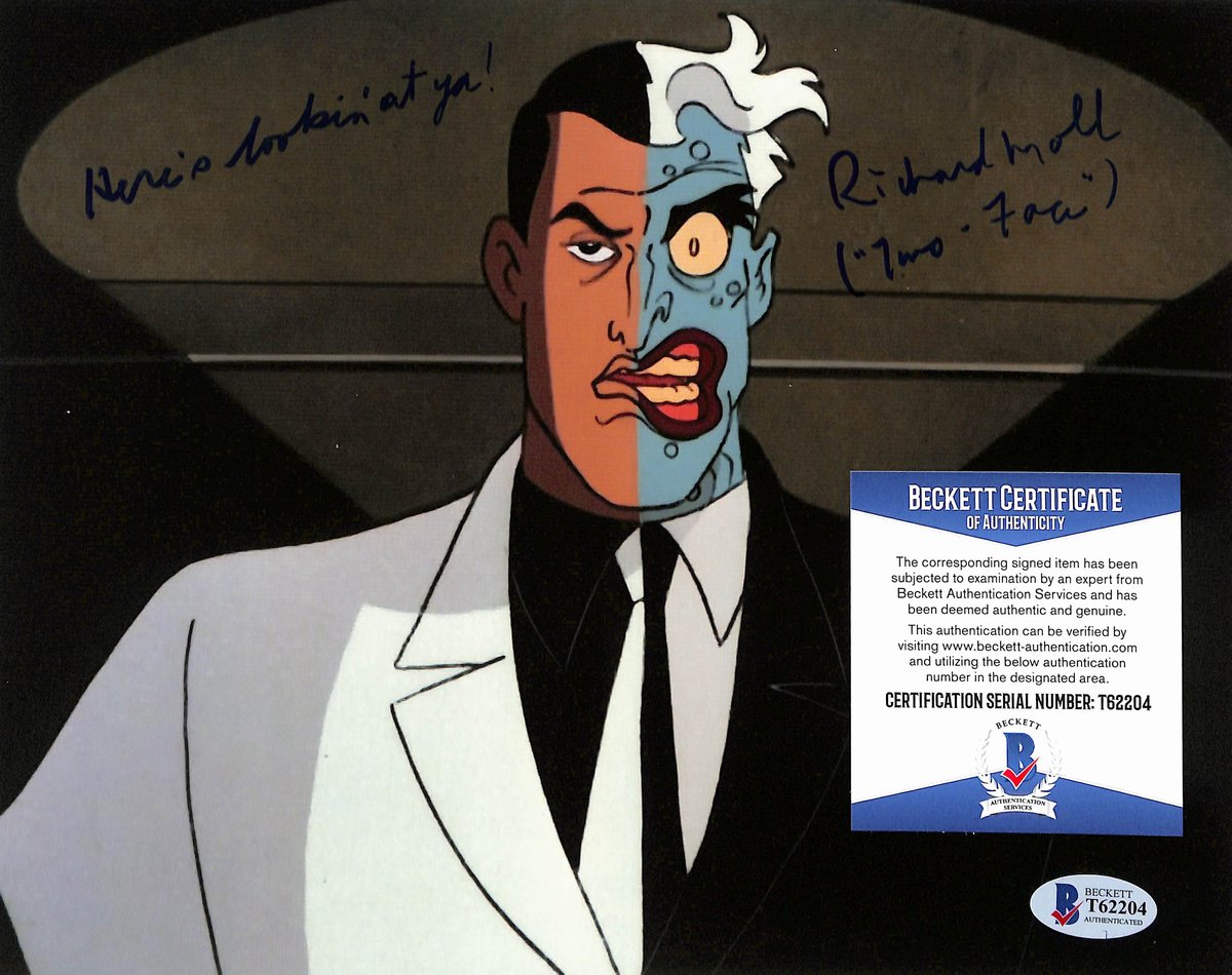 Richard Moll Signed/Inscribed 8x10 Photo "The Dungeonmaster" Beckett 193767