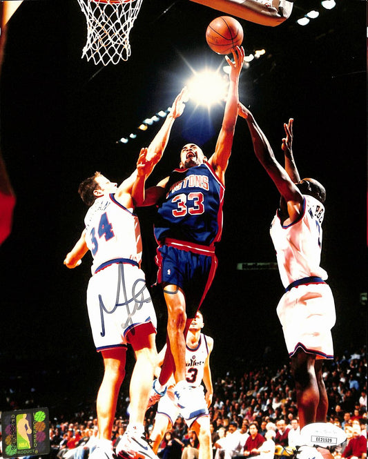 Grant Hill HOF Signed/Autographed 8x10 Photo Detroit Pistons JSA 193782