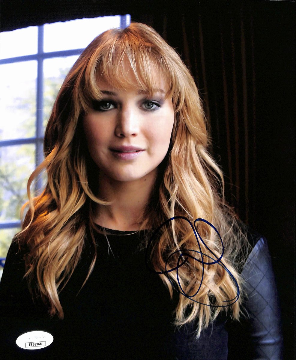 Jenifer Lawrence Signed/Autographed 8x10 Photo Actress JSA 193711