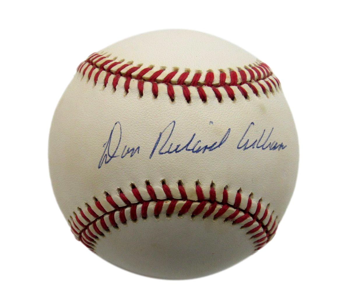 Richie Ashburn HOF Signed/Auto ONL Baseball Philadelphia Phillies PSA/DNA 194370