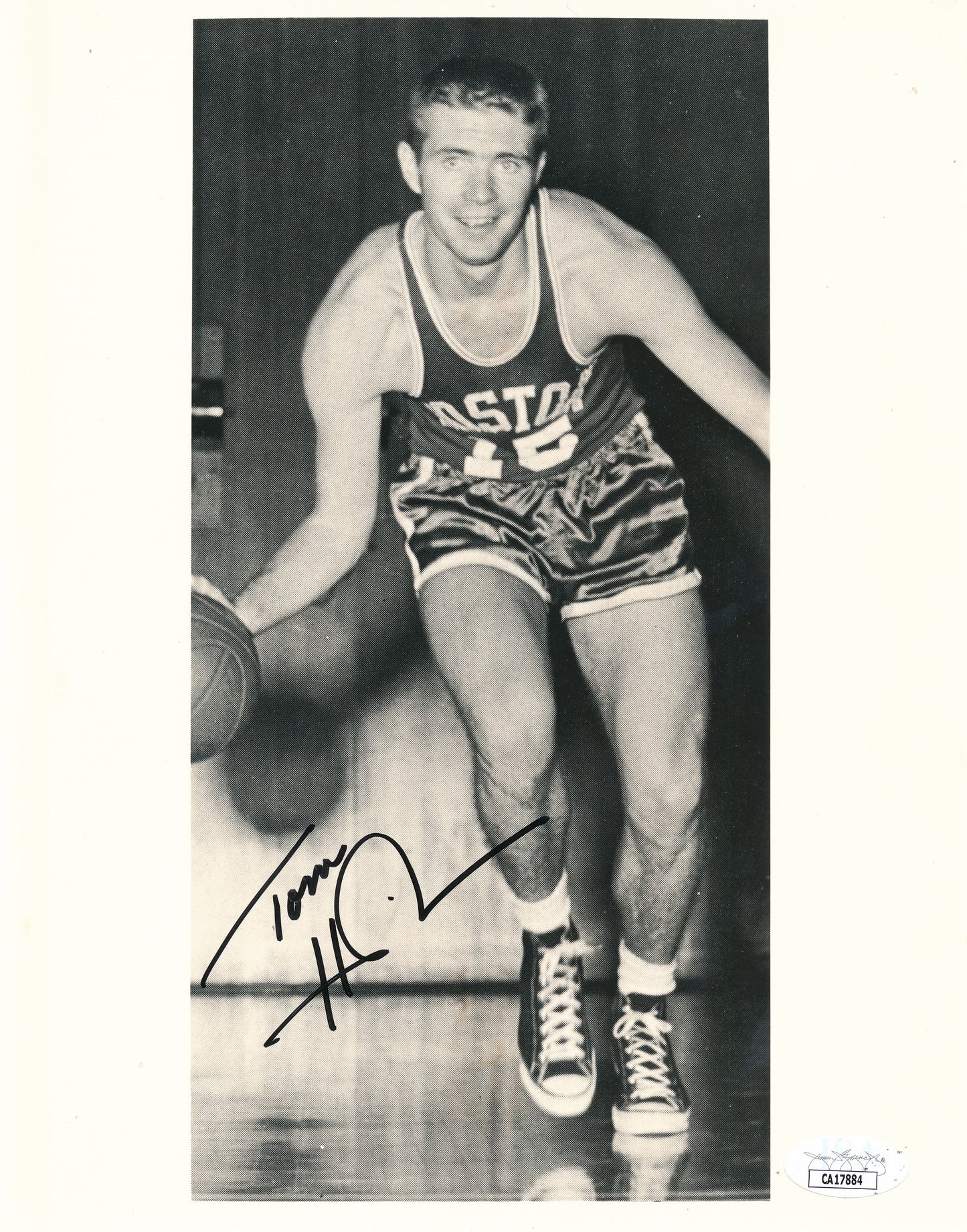 Tom Heinsohn HOF Signed/Autographed 8x10 Photo Boston Celtics JSA 192949