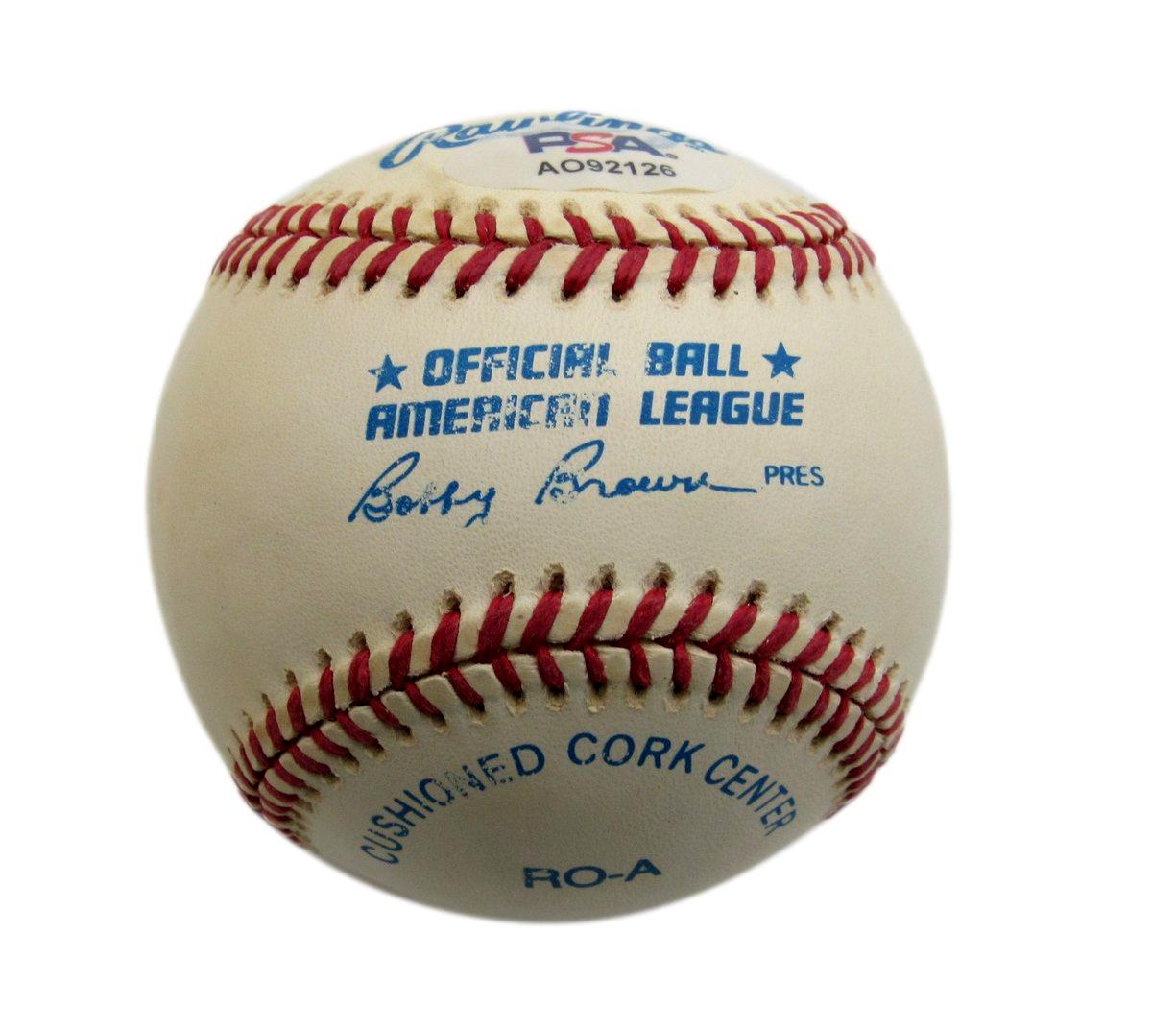 Jim Piersall HOF Signed/Autographed OAL Baseball Boston Red Sox PSA/DNA 194374