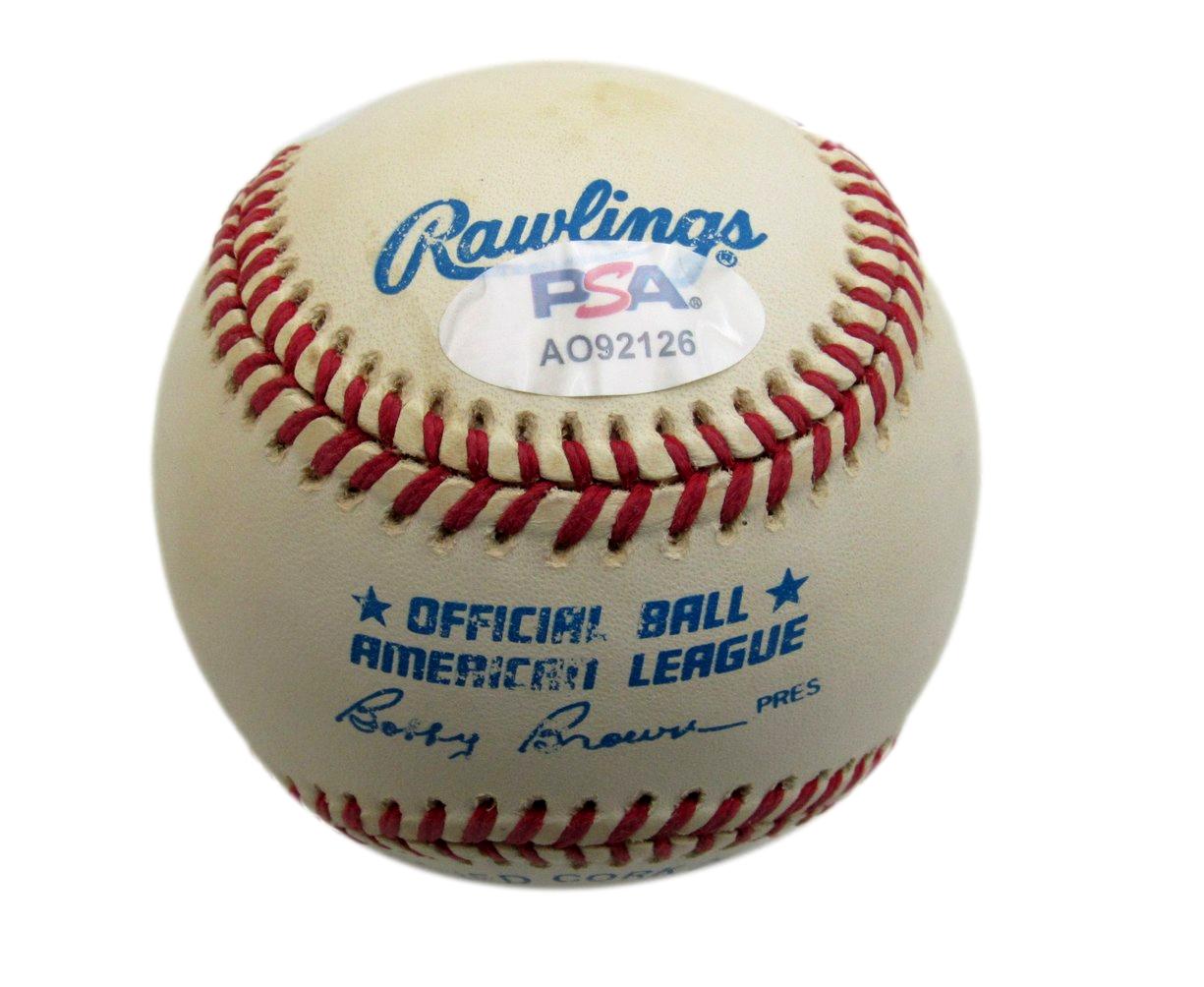 Jim Piersall HOF Signed/Autographed OAL Baseball Boston Red Sox PSA/DNA 194374