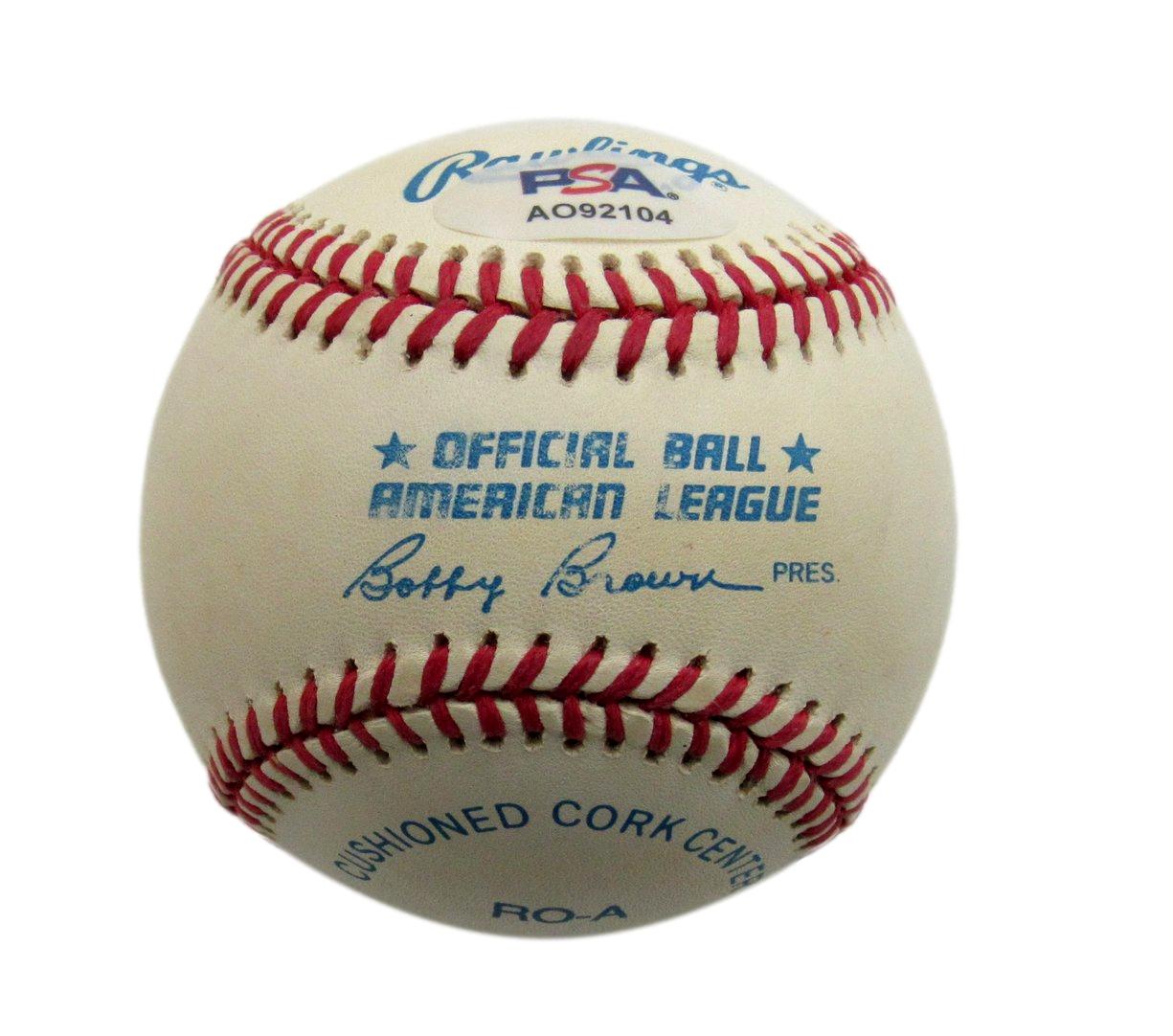 Johnny Pesky Signed/Autographed OAL Baseball Boston Red Sox PSA/DNA 194376