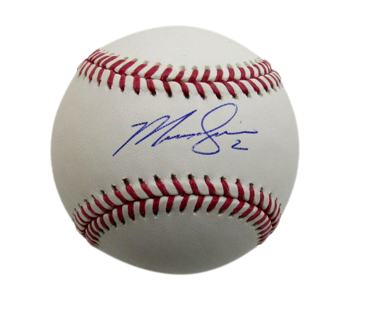 Marcus Semien Signed/Autographed OML Baseball Texas Rangers PSA/DNA 194357