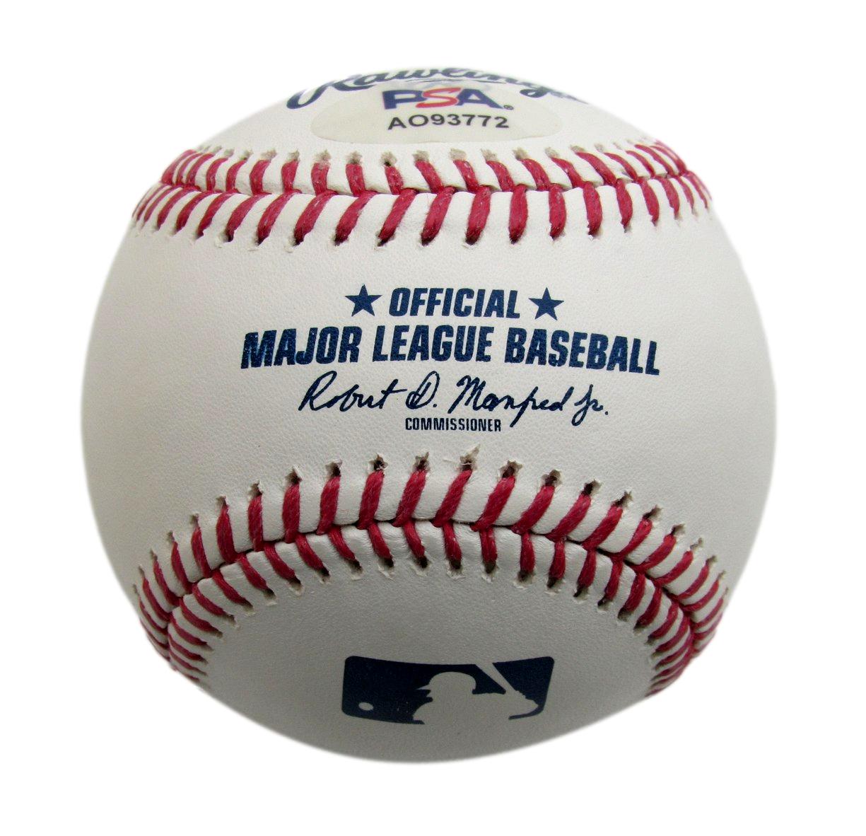 Corey Seager Signed/Autographed OML Baseball Texas Rangers PSA/DNA 194365