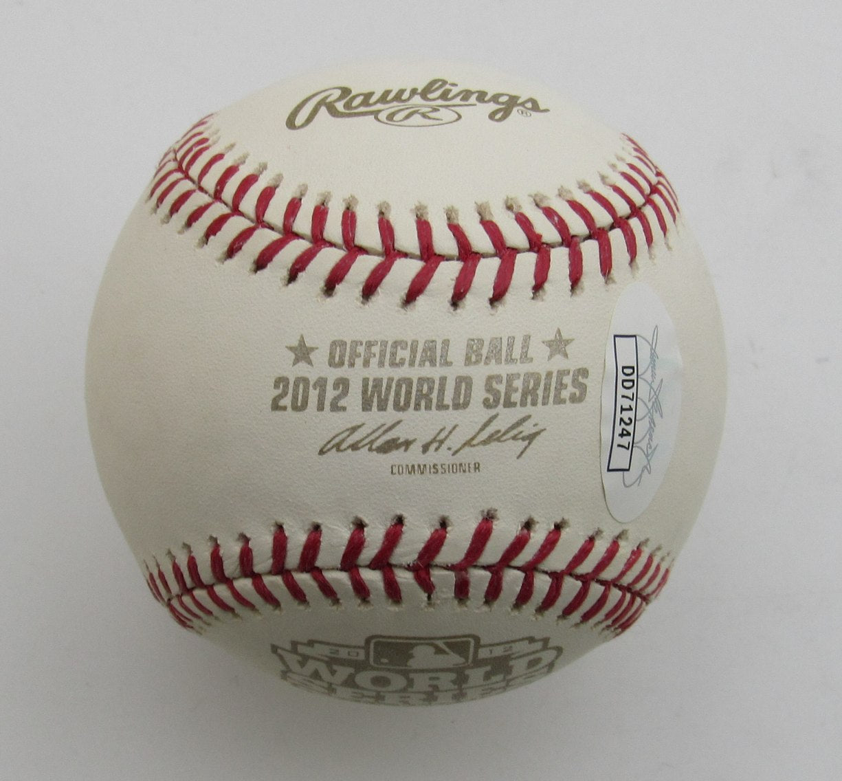 Jose Valverde Signed/Autographed 2012 WS Baseball Detroit Tigers JSA 194350