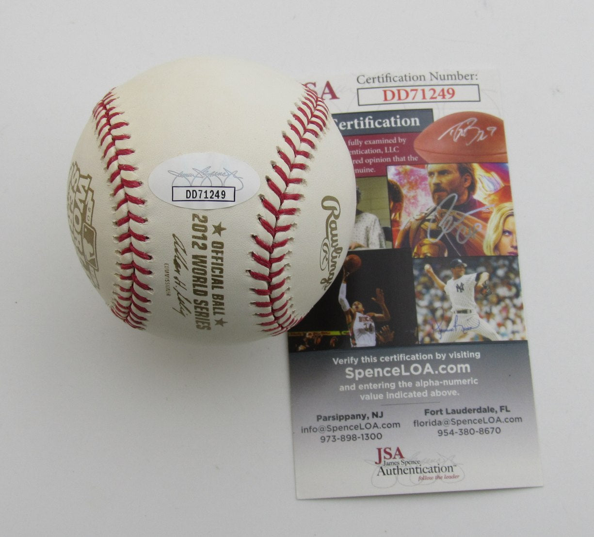 Octavio Dotel Signed/Autographed 2012 WS Baseball Detroit Tigers JSA 194351