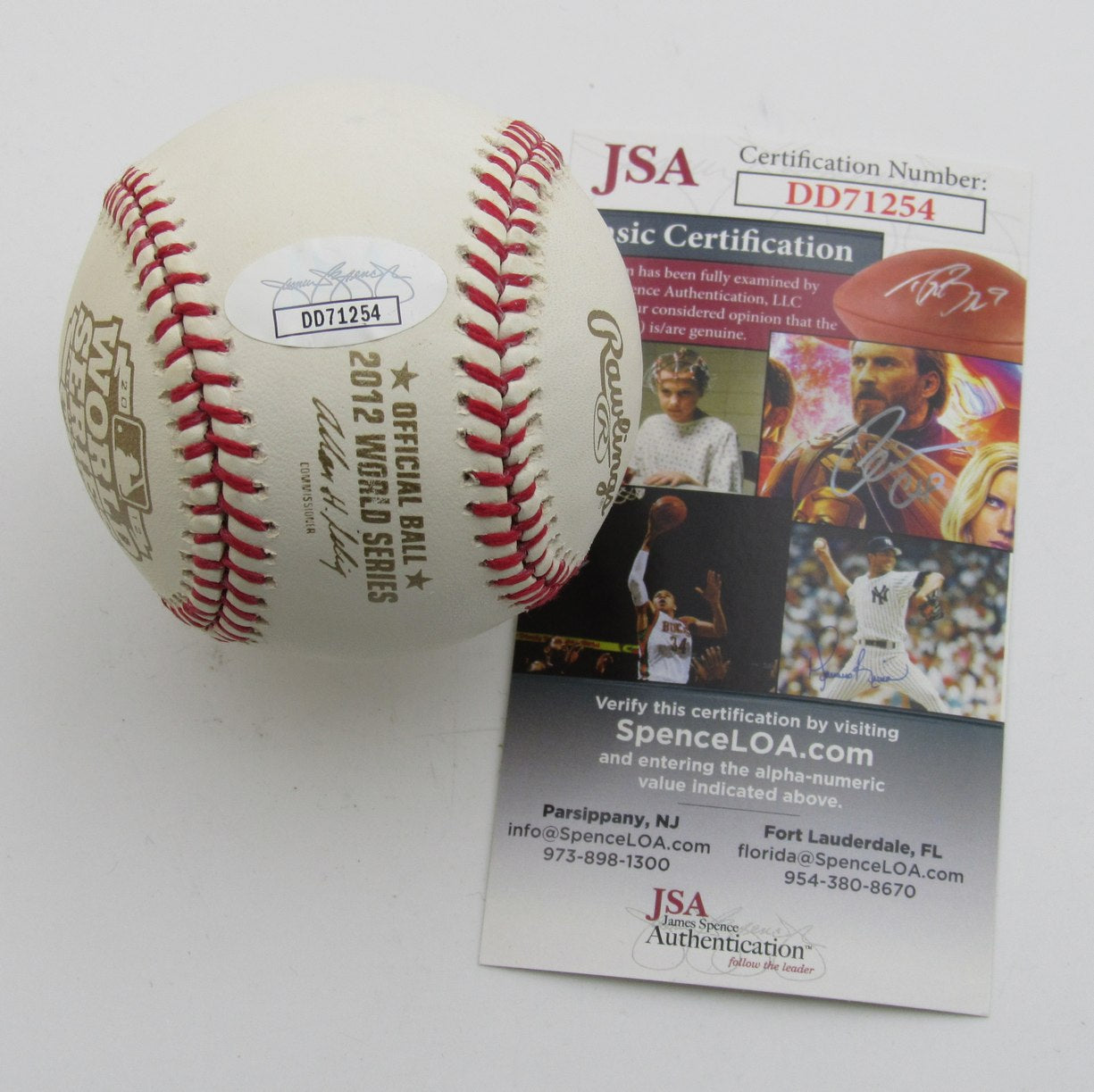 Alex Avila Signed/Autographed 2012 WS Baseball Detroit Tigers JSA 194353