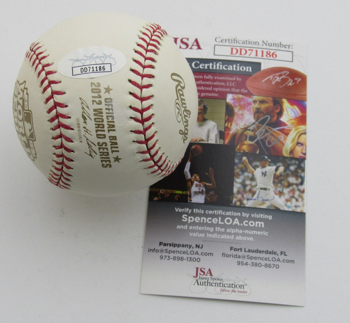 Avisail Garcia Signed/Autographed 2012 WS Baseball Detroit Tigers JSA 194354