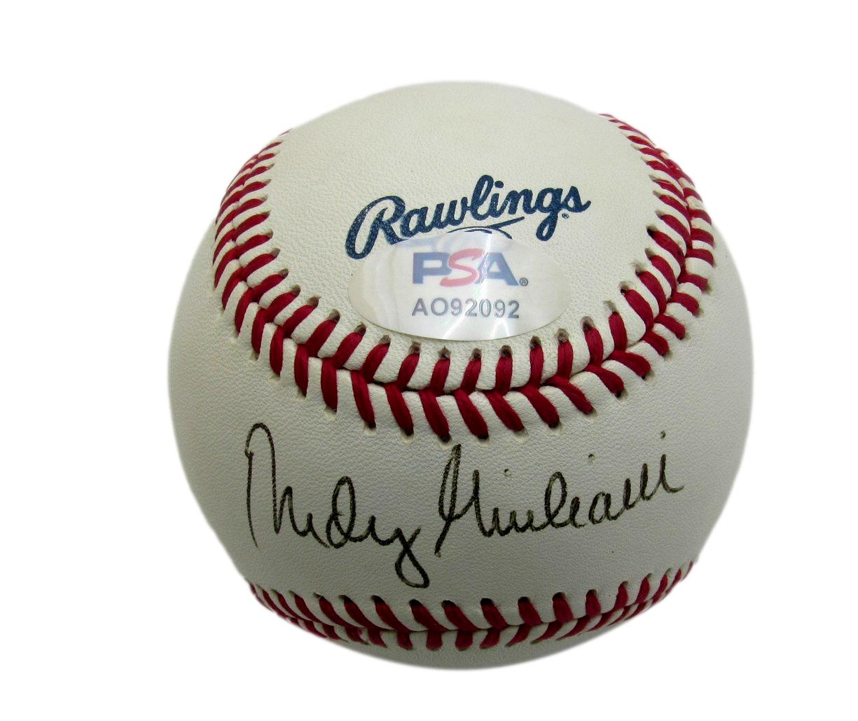 Rudy Giuliani Signed/Auto RUDY '08 Baseball PSA/DNA 194380