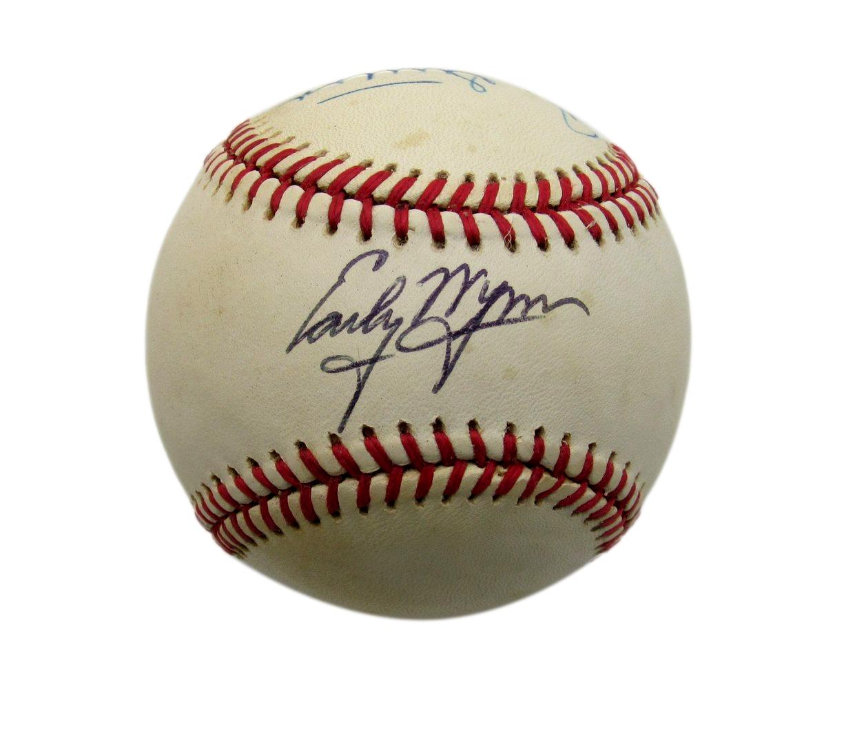 Early Wynn/Don Sutton HOF'ers Dual-Signed/Auto OAL Baseball PSA/DNA 194381