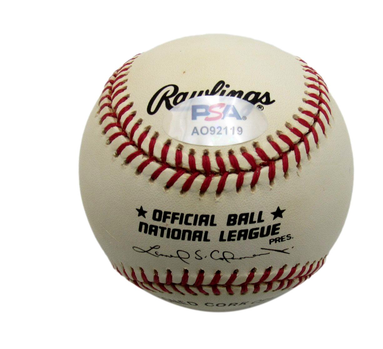 Willie McCovey HOF Signed/Autographed ONL Baseball Giants PSA/DNA 194379