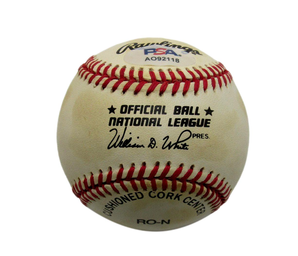 Willie McCovey HOF Signed/Autographed ONL Baseball Giants PSA/DNA 194386