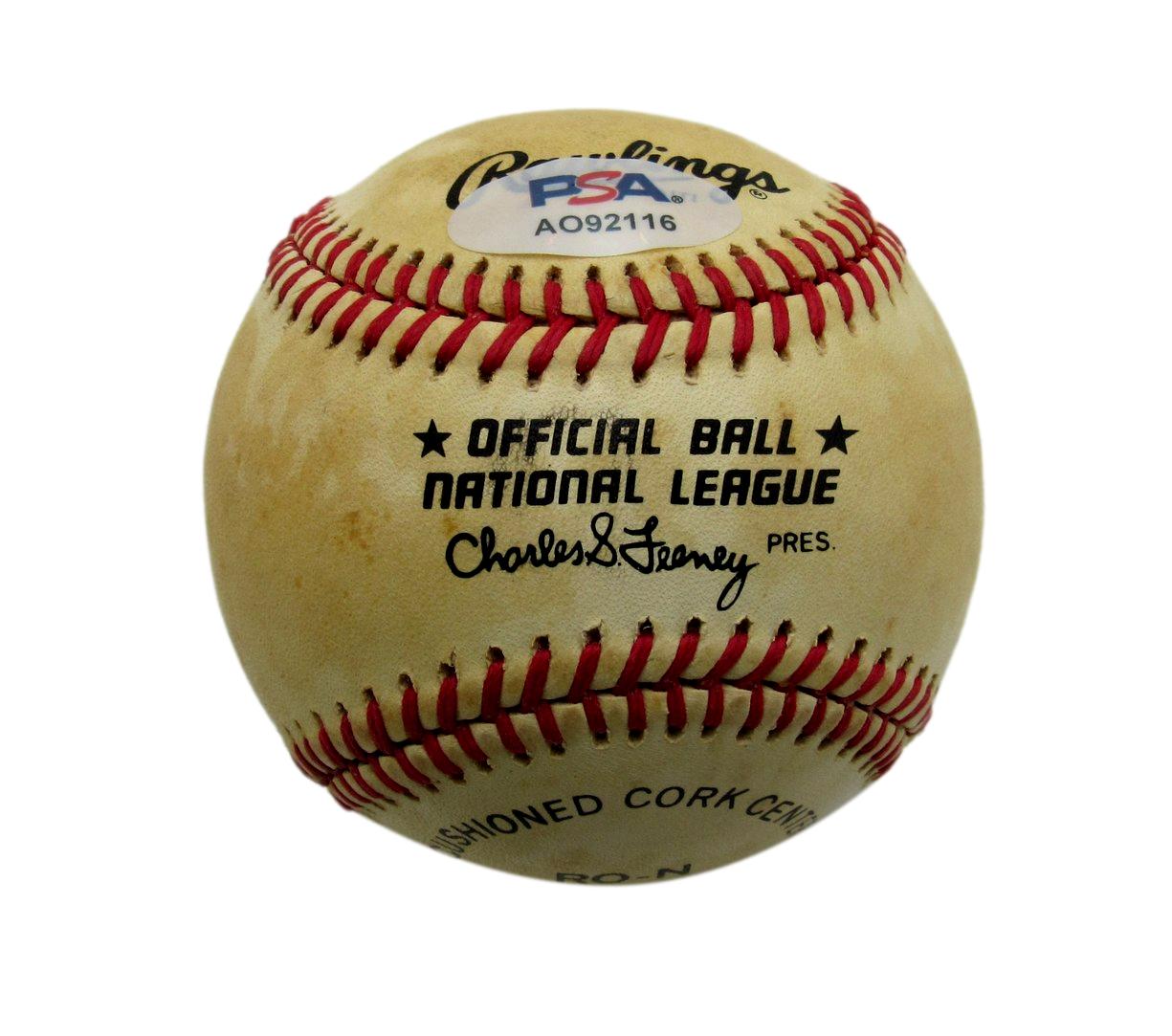 Harvey Haddix Signed/Auto ONL Baseball Pirates Perfect Game PSA/DNA 194389