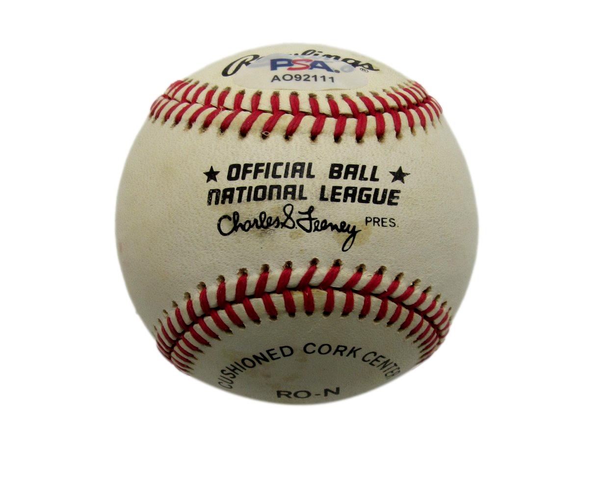Harvey Haddix Signed/Auto ONL Baseball Pirates Perfect Game PSA/DNA 194390
