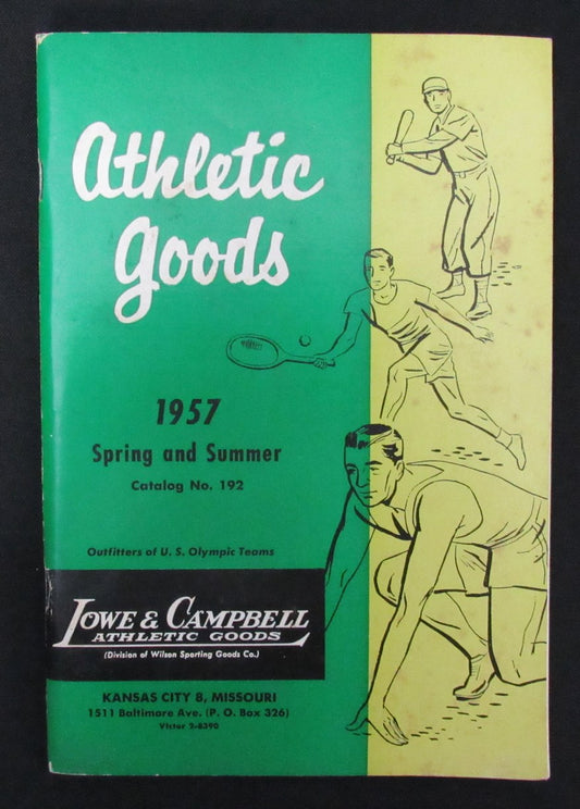 1957 Lowe & Campbell Spring and Summer Athletic Goods Catalog 193486