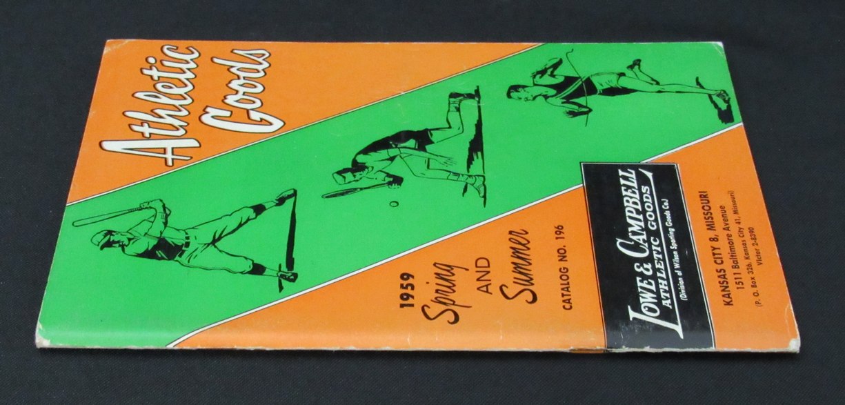 1959 Lowe & Campbell Spring and Summer Athletic Goods Catalog 193490