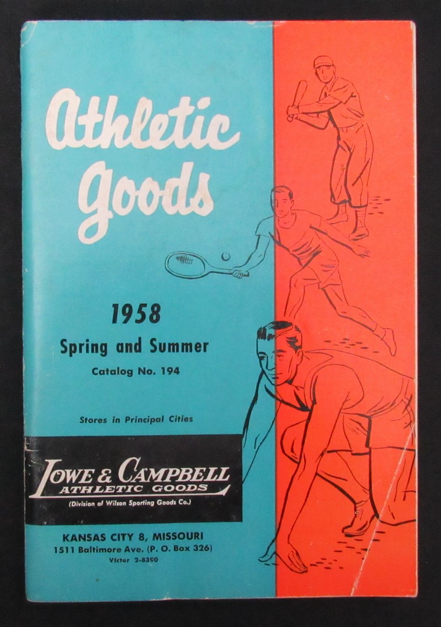 1958 Lowe & Campbell Spring & Summer Athletic Equipment Catalog NO. 194 193494