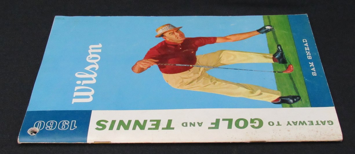 1960 Wilson Gateway to Golf & Tennis Athletic Equipment Catalog Sam Snead 193495