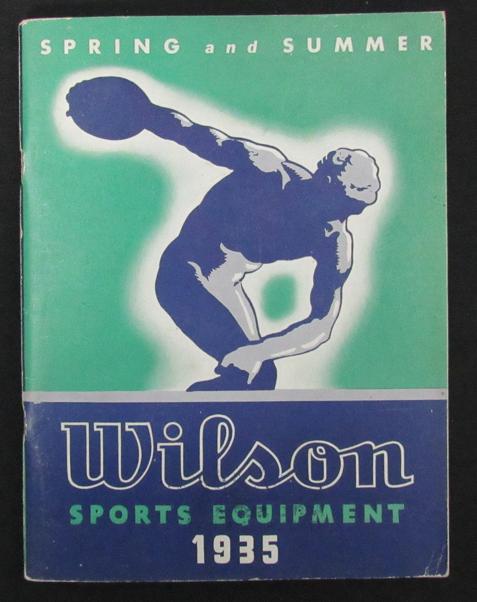 1935 Wilson Spring & Summer Sports Equipment Catalog 193501