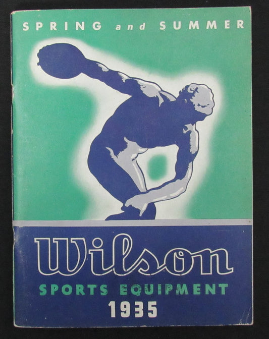 1935 Wilson Spring & Summer Sports Equipment Catalog 193501