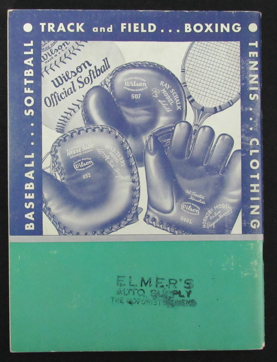 1935 Wilson Spring & Summer Sports Equipment Catalog 193501