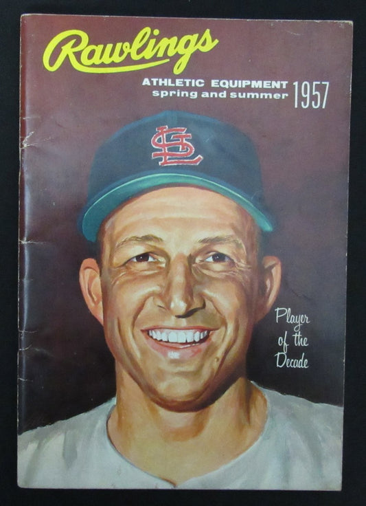 1957 Rawlings Spring and Summer Athletic Equipment Catalog Musial/Mantle 193508