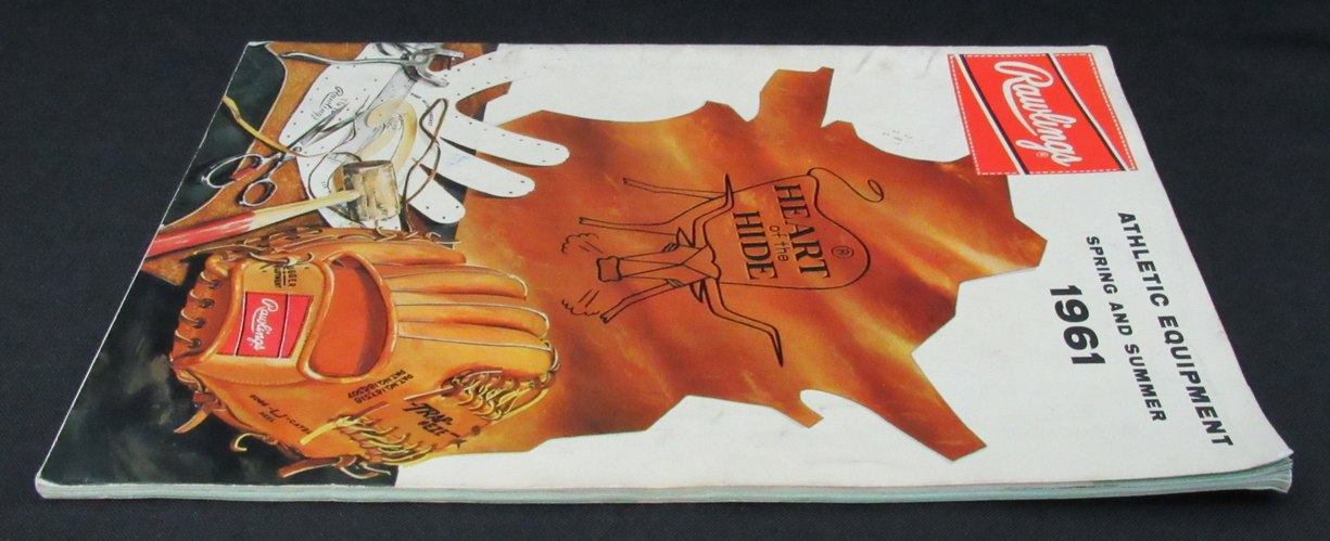 1961 Rawlings Spring and Summer Athletic Equipment Catalog Mickey Mantle 193510