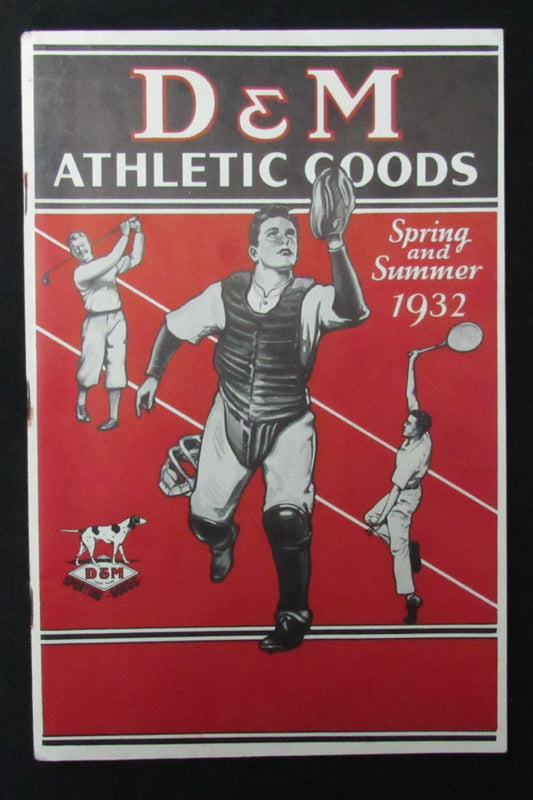 1932 D&M Spring & Summer Athletic Goods Catalog w/ Original Envelope 193864