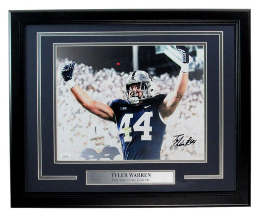 Tyler Warren Signed/Autographed 11x14 Photo Penn State Framed JSA 194419