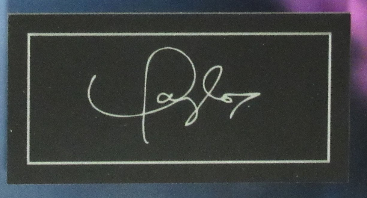 Taylor Swift Midnight CD with Photo and Laser Engraved Autograph Framed 193996