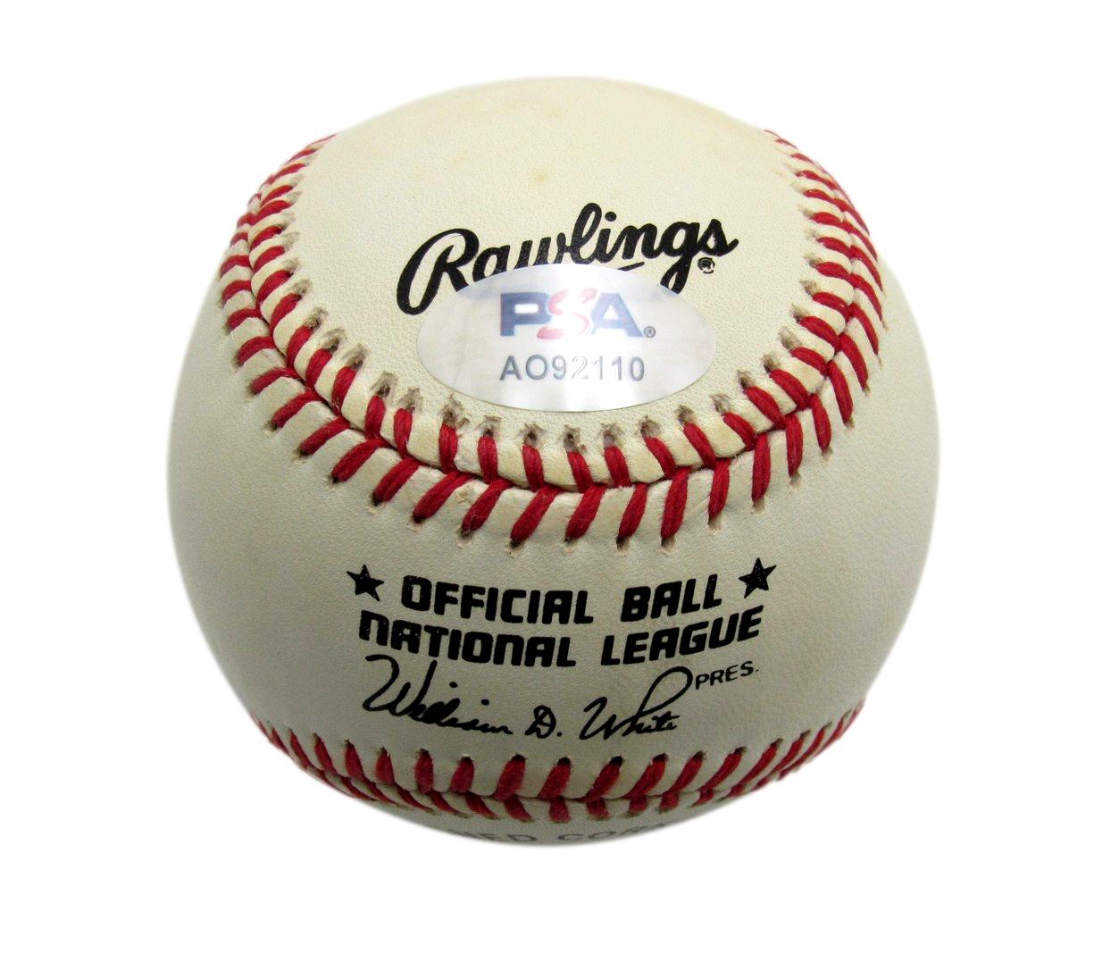 Johnny Vander Meer Signed/Autographed ONL Baseball Reds PSA/DNA 194404