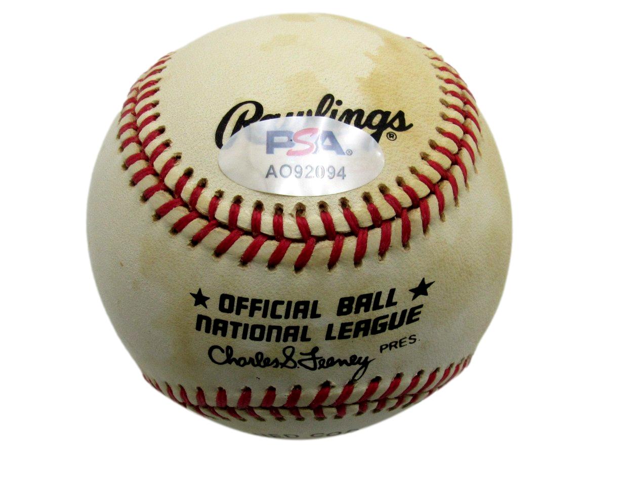 Tommy Holmes Signed/Inscribed ONL Baseball Boston Braves PSA/DNA 194406