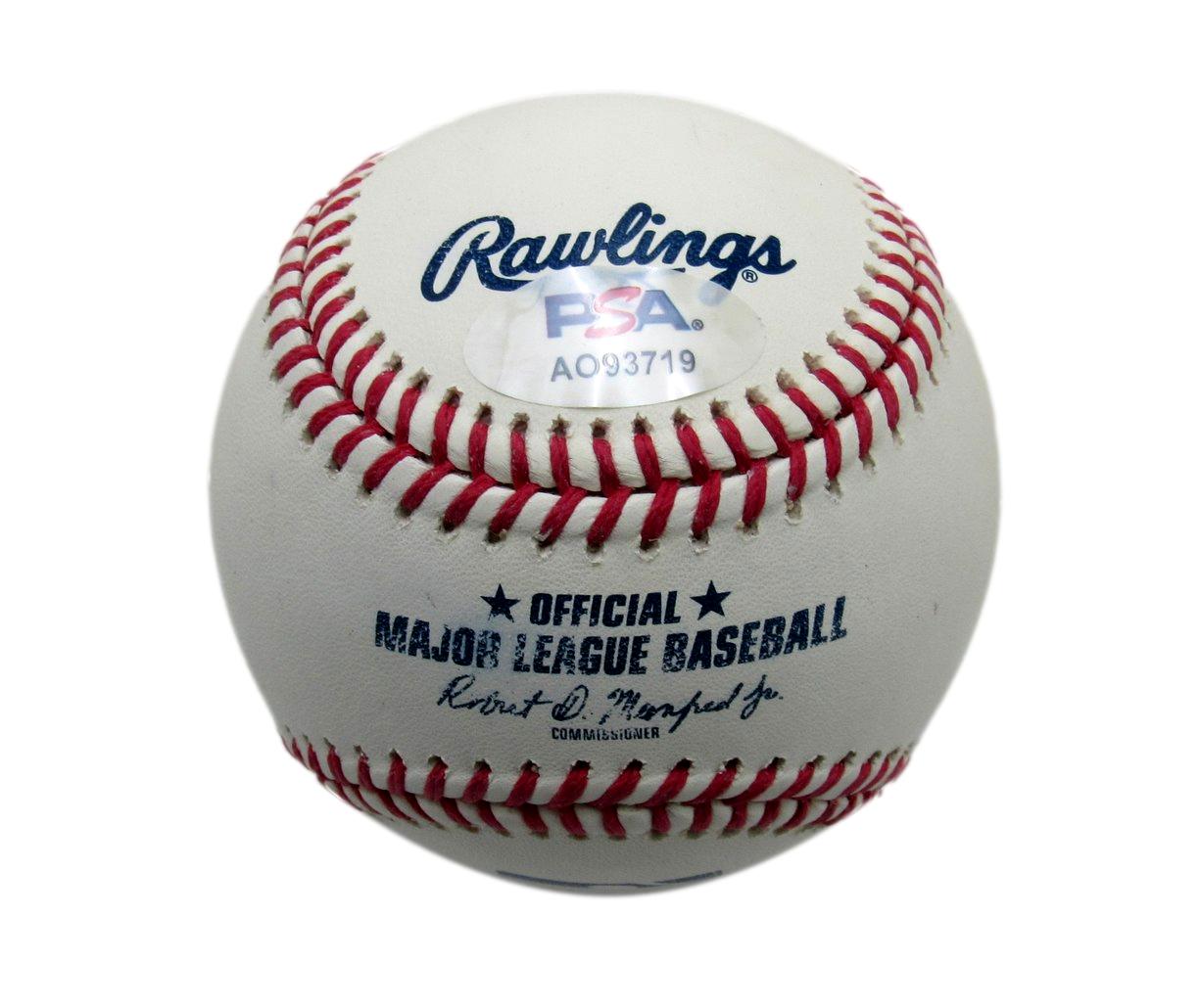 Mike Trout Signed/Autographed OML Baseball Los Angeles Angels PSA/DNA 194395