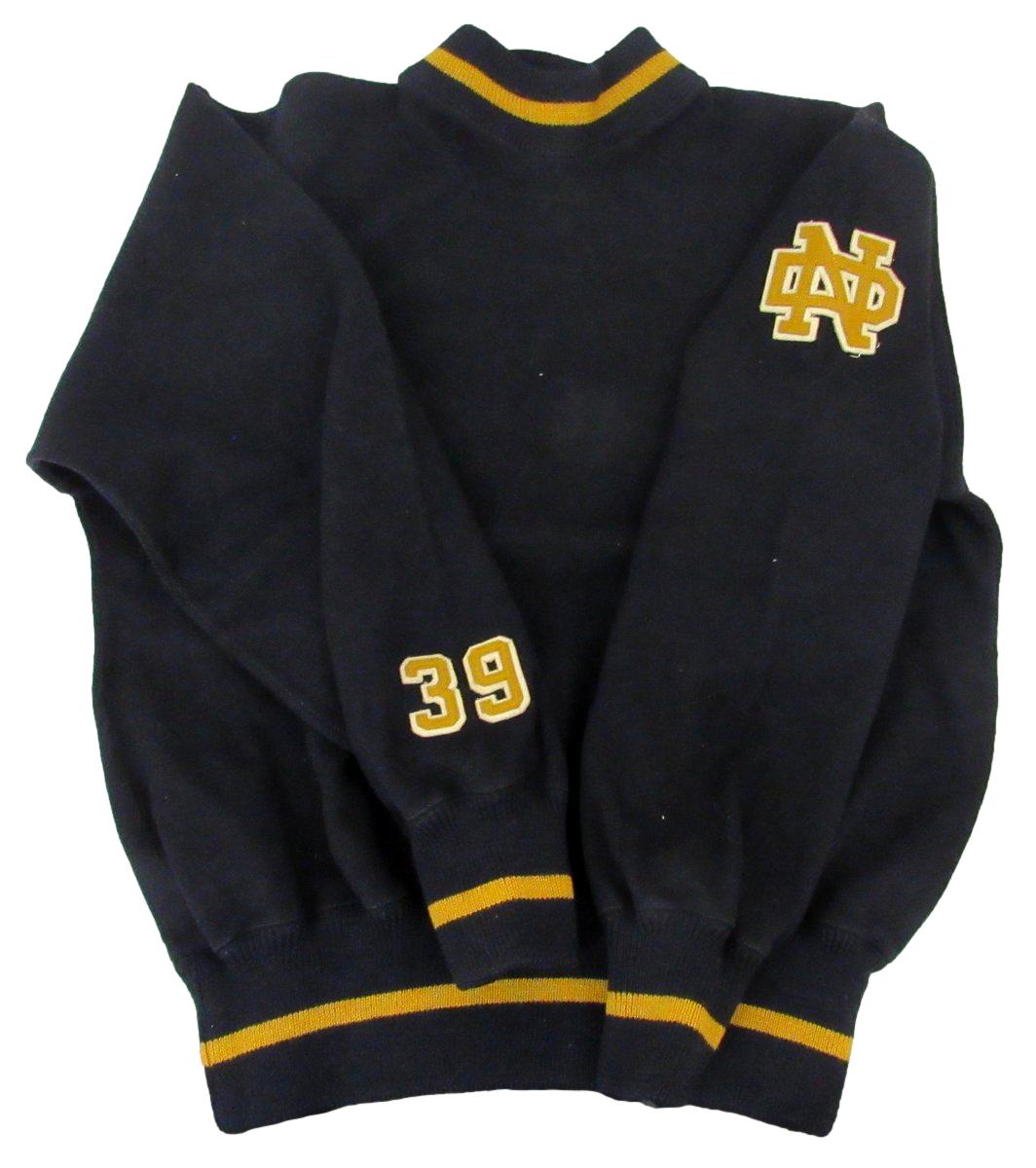 Rare late 1930s or early 40s Notre Dame Long Sleeve Sweater Size 42 195547