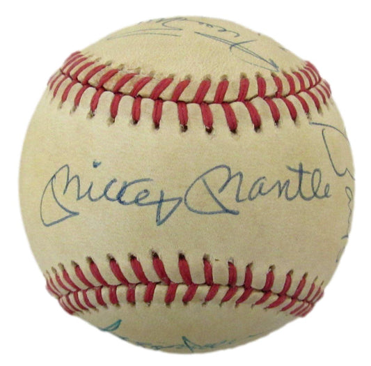 500 Home Run Club Multi Signed by 11 OAL Baseball Mickey Mantle JSA 195548