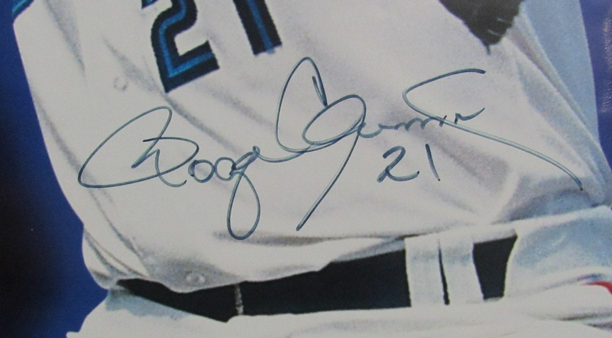 Roger Clemens Signed/Autographed 23x35 Poster Toronto Blue Jays PSA/DNA 194329