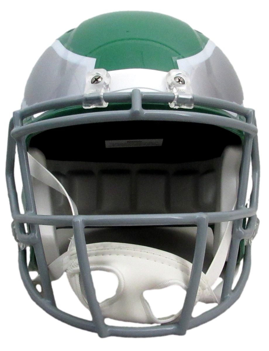 Josh Sweat Signed Kelly-Green Full-Size Replica Helmet Eagles Beckett 195550