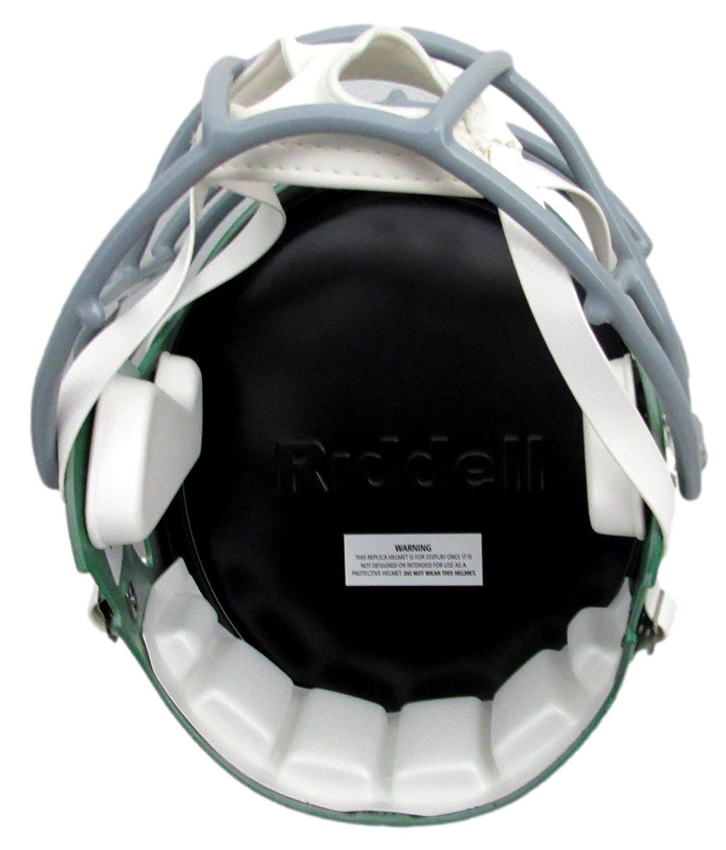 Josh Sweat Signed Kelly-Green Full-Size Replica Helmet Eagles Beckett 195550