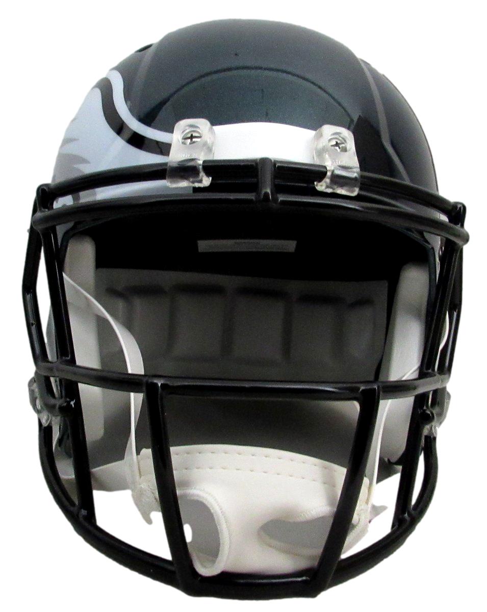 Quinyon Mitchell Signed Full Size Replica SB LIX Champs Helmet Eagles PSA/DNA