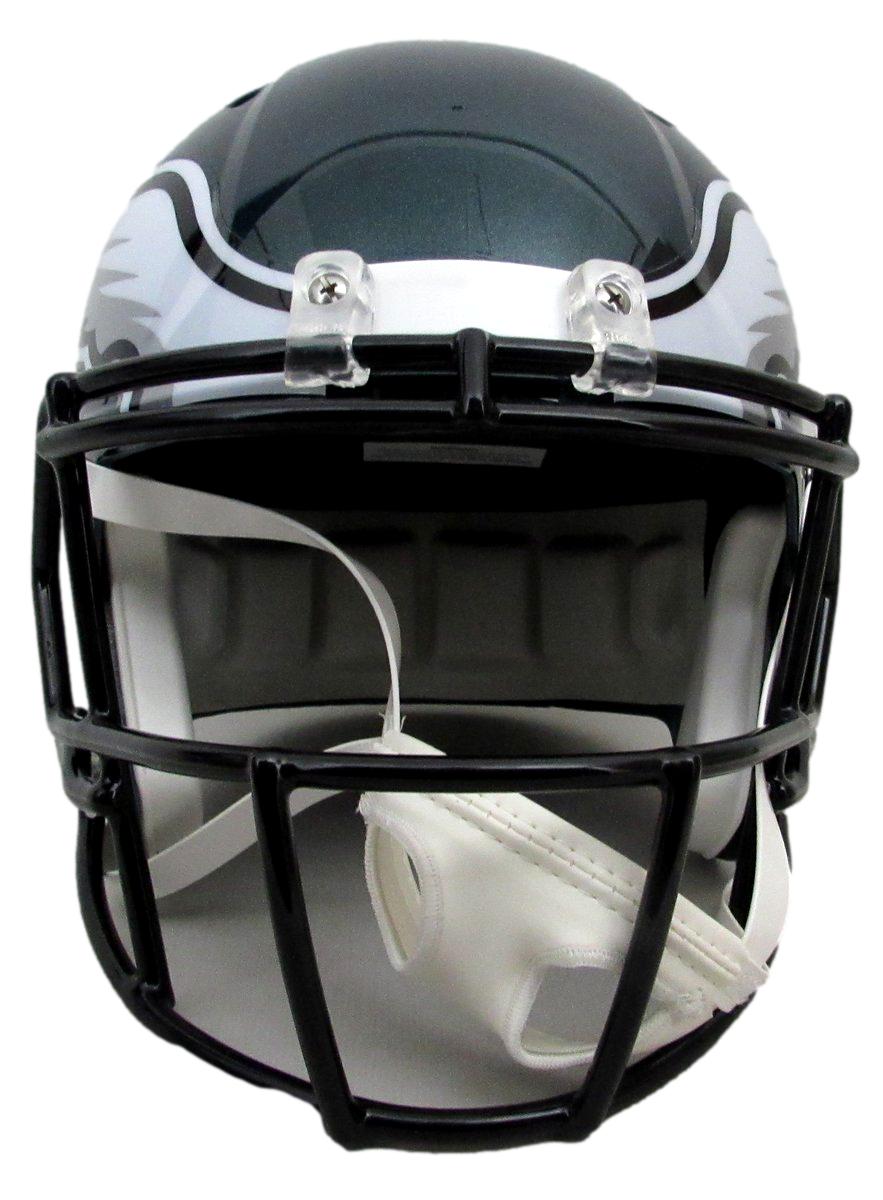 Brandon Graham Signed Green Full Size Speed Replica Helmet Eagles BAS 195559