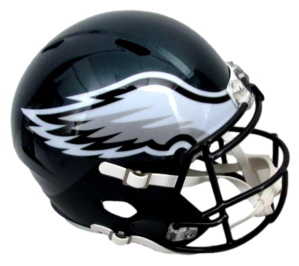 Nick Siriani Signed Full Size Replica SB LIX Champs Helmet Eagles BAS 195562
