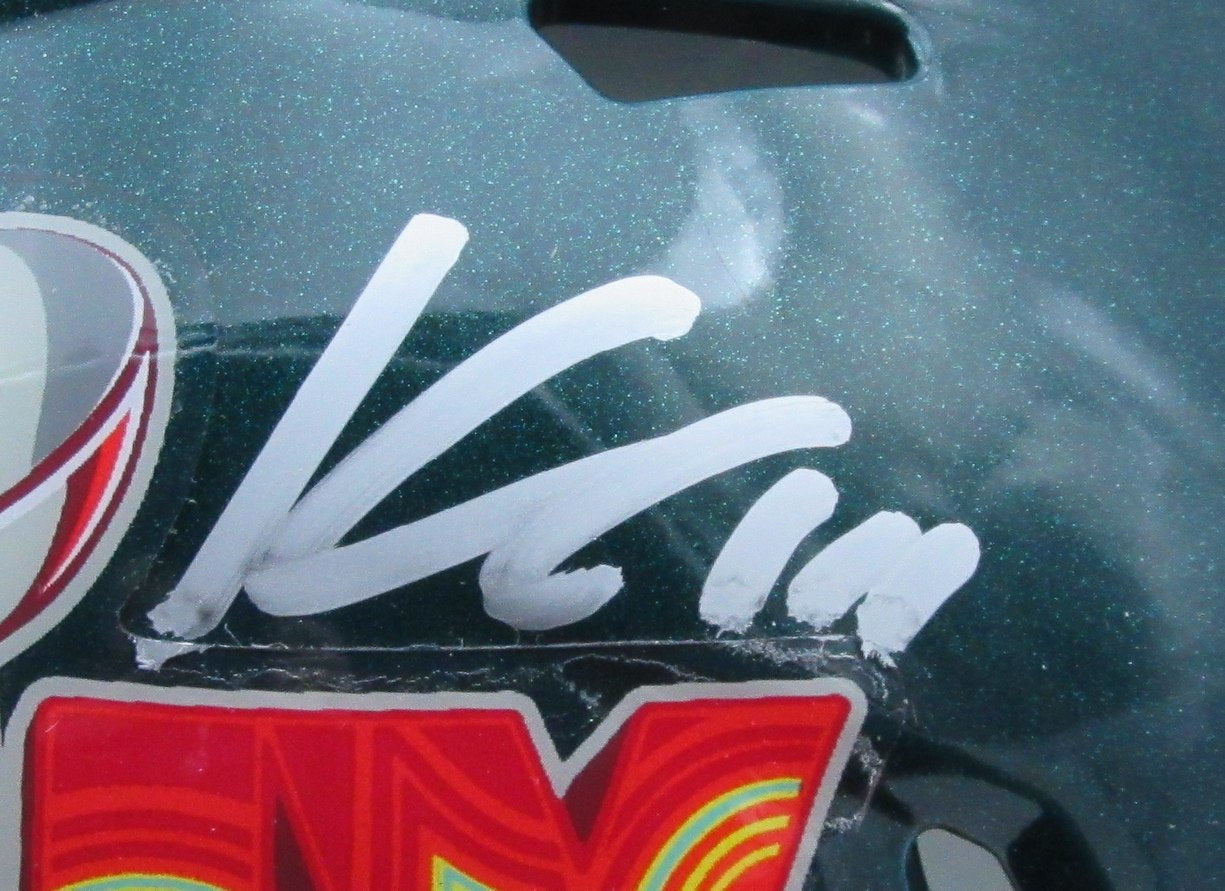 Kenny Gainwell Signed Super Bowl LIX Champions Mini Helmet Eagles BAS 192747