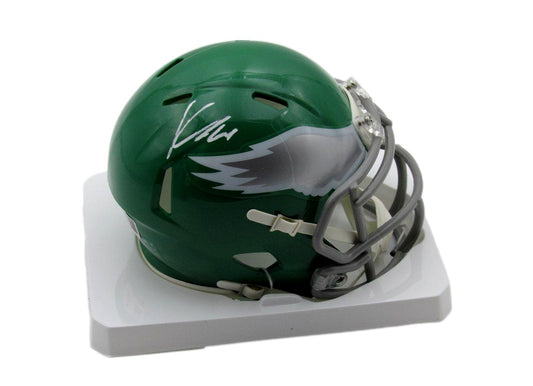 Kenny Gainwell Signed/Autographed Kelly-Green Mini Helmet Eagles BAS 192748